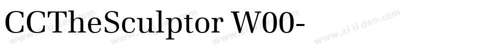 CCTheSculptor W00字体转换